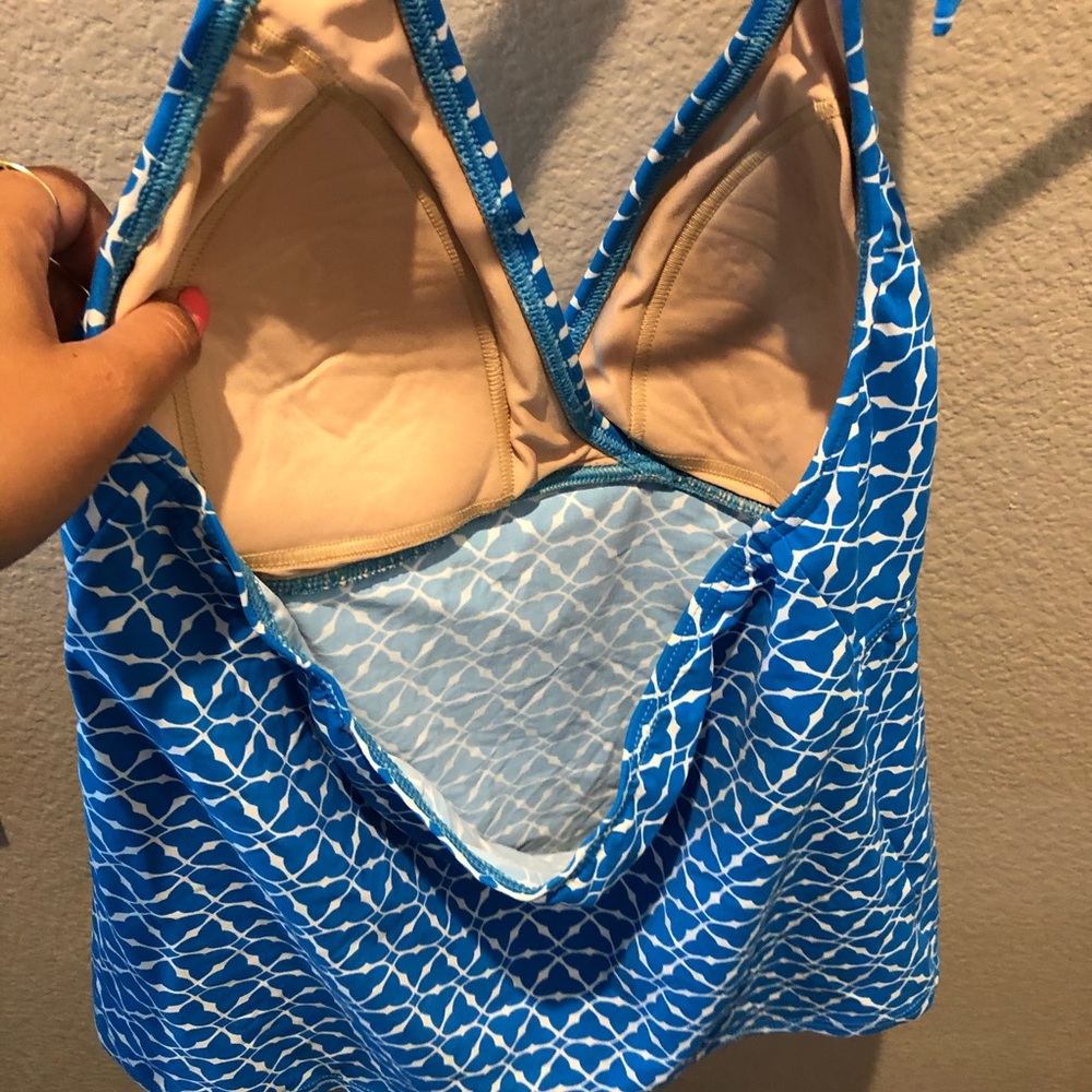 Land's End Blue Swim Tank Top - Picture 6 of 6